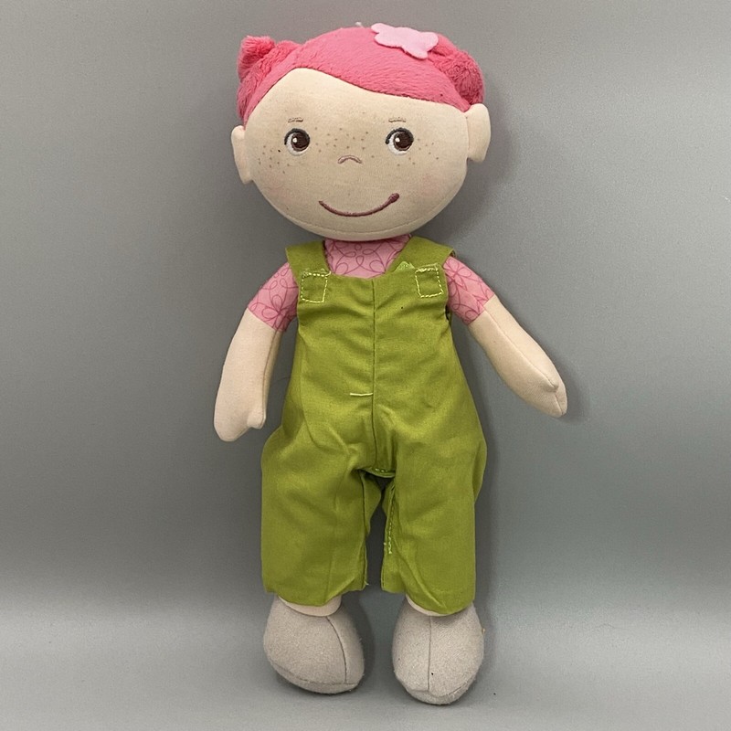 HABA Dorothea Snug Up Doll Pink Hair, Freckles