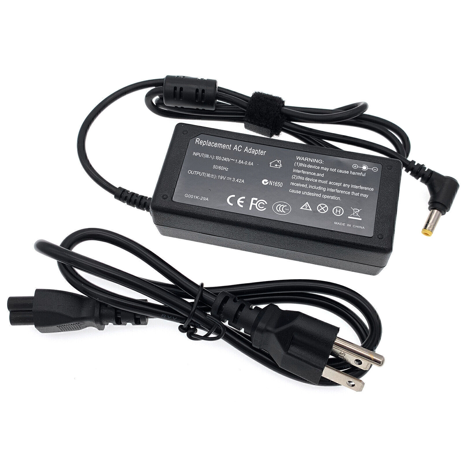 For Toshiba Tecra Z40-ASMBN22 Z40-A1401 AC Charger Power Adapter Supply Cord