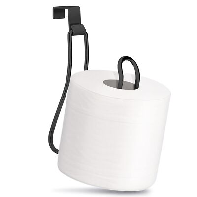 Over The Tank Single Roll Toilet Paper Holder Tissue Dispenser No Tools Needed
