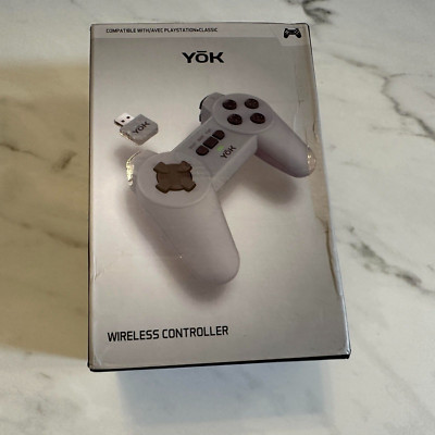 New Yok Wireless Controller for Playstation Mini Classic 2018 PS1 USB-A - Sealed