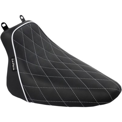 Le Pera Bare Bones Solo Seat - White Piping LXE-007 DM WTP