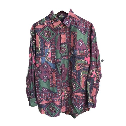 St. Michael Marks & Spencer silk multicolor long sleeve