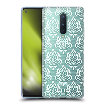 HEAD CASE DESIGNS WHITE LACE PRINTS SOFT GEL CASE FOR GOOGLE ONEPLUS PHONES