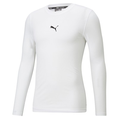 

Puma бесшовные боди с логотипом и круглым вырезом с длинным рукавом пуловер рубашка мужская размер, Белый, Puma Seamless Bodywear Logo Crew Neck Long Sleeve Pullover Shirt