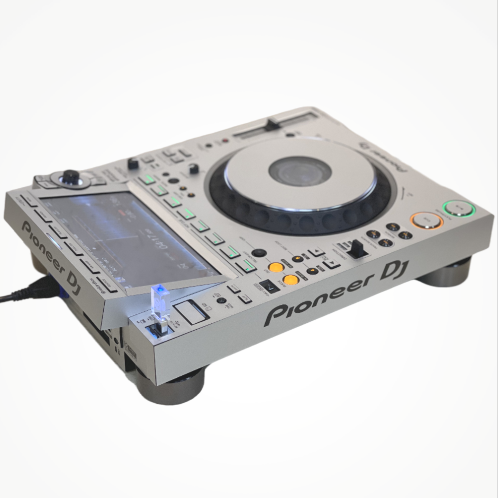 DJ Player Sticker Silver Full Protection Skin for Pioneer