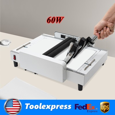 A3 Booklet Folding Binding Machine Paper Stapling Making Book Stapler 110V 60W