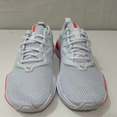 PUMA Women NIB Zone XT Training Shoes in White Beauty/Georgia Peach Size 7.5