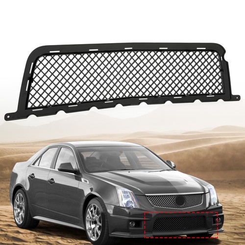 Окрашенная в черный цвет Нижняя передняя решетка радиатора в сетчатом стиле подходит для Cadillac CTS-V CTSV 08-14