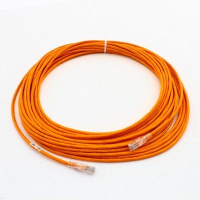 Hubbell Patch Cord Cat 5e Orange 50 Ft LAN Ethernet Network Cable HC5EOR50