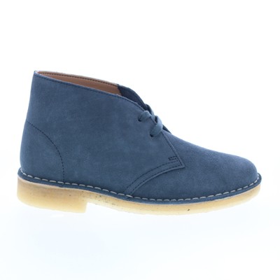 

Ботинки Clarks Desert Boot 26156691 Женские синие замшевые ботинки Desert на шнуровке 9, Синий, Clarks Desert Boot