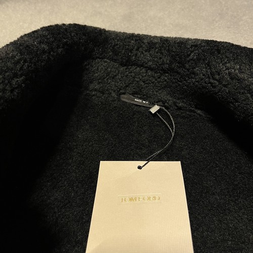 Pre-owned Tom Ford Shearling Jacket In All Sizes In Black