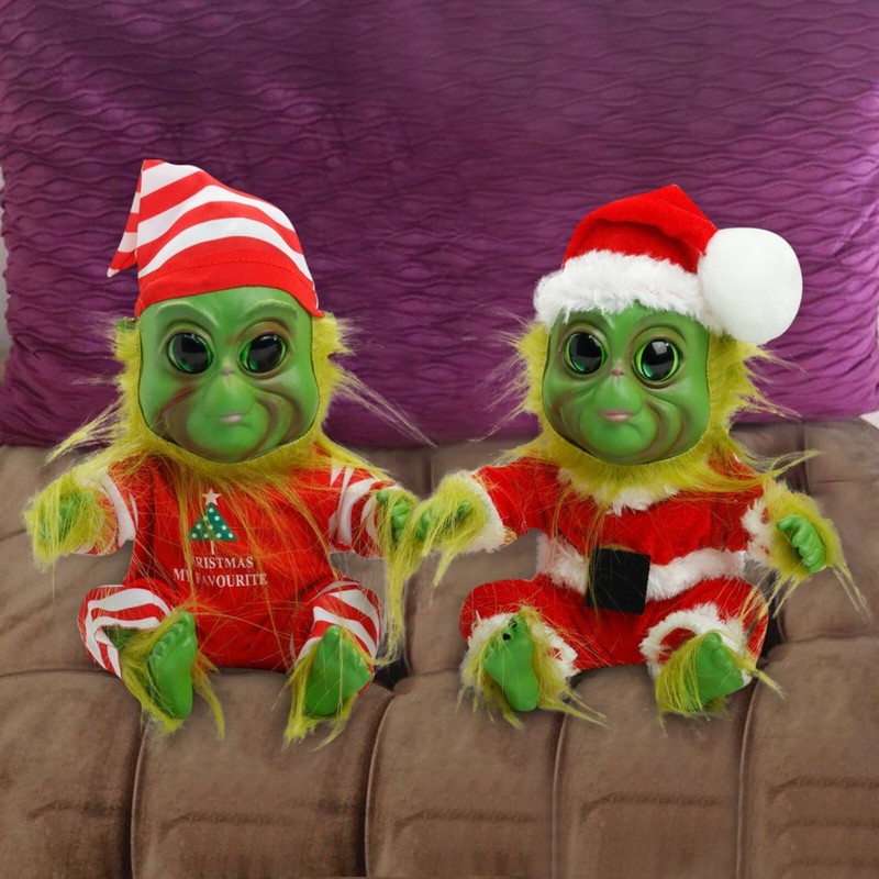 Grinch Doll Christmas Stuffed Plush Toys Xmas Gifts For Kids Home Decoration AN