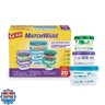 Glad GladWare Matchware Food Storage Containers, Value Pack - BPA Free Containers and Lids in a Variety of Sizes to Hold and Store Food Lock Tight Seal, 20 Count