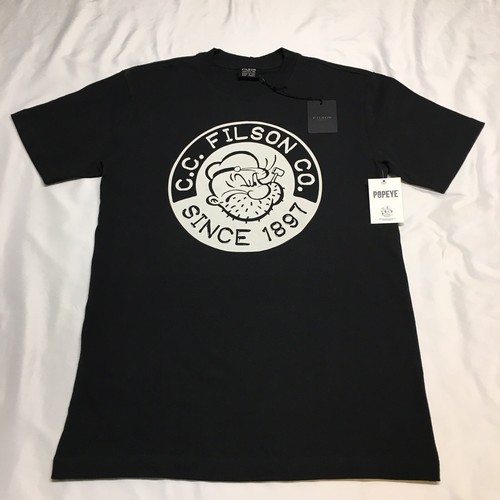 【1011GALLERY】 Micmic Popeye T-Shirts - Black Popeye Short Sleeve Graphic T-Shirt Men's Small - Black | eBay