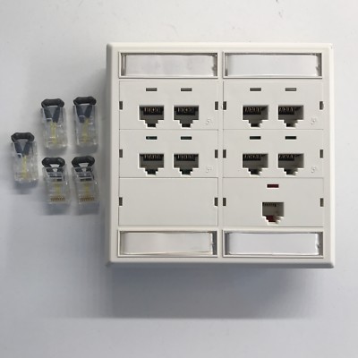 Ortronics Upto 12 Port Patch Box Cat 5E T568B