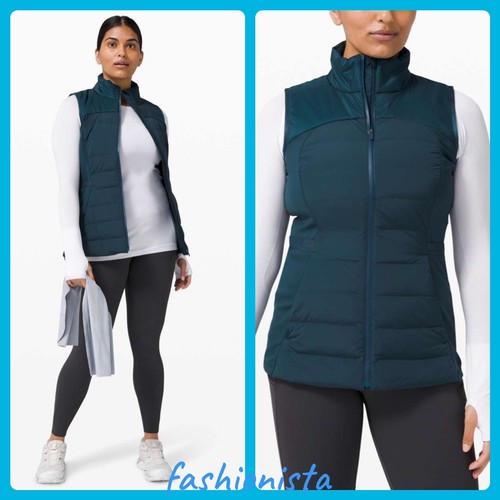 Lululemon Down for It All Vest ダークグリーン　6 Lululemon Down for It All Vest ダークグリーン 6 lululemon