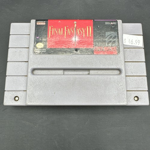 Final Fantasy II (Super Nintendo SNES) Tested 94689111041| eBay