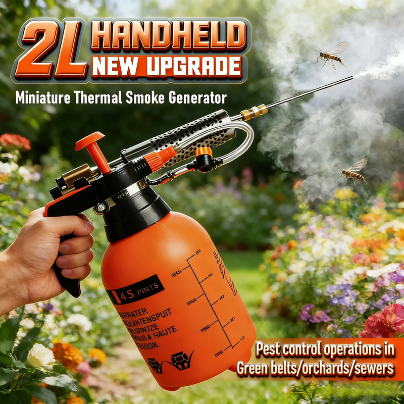 2L Portable Thermal Fogger Machine Cold & Hot Fogging Device for Outdoor Use Pes