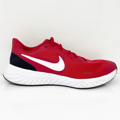 Nike Boys Revolution 5 BQ5671-600 Красные кроссовки для бега, размер 6 лет