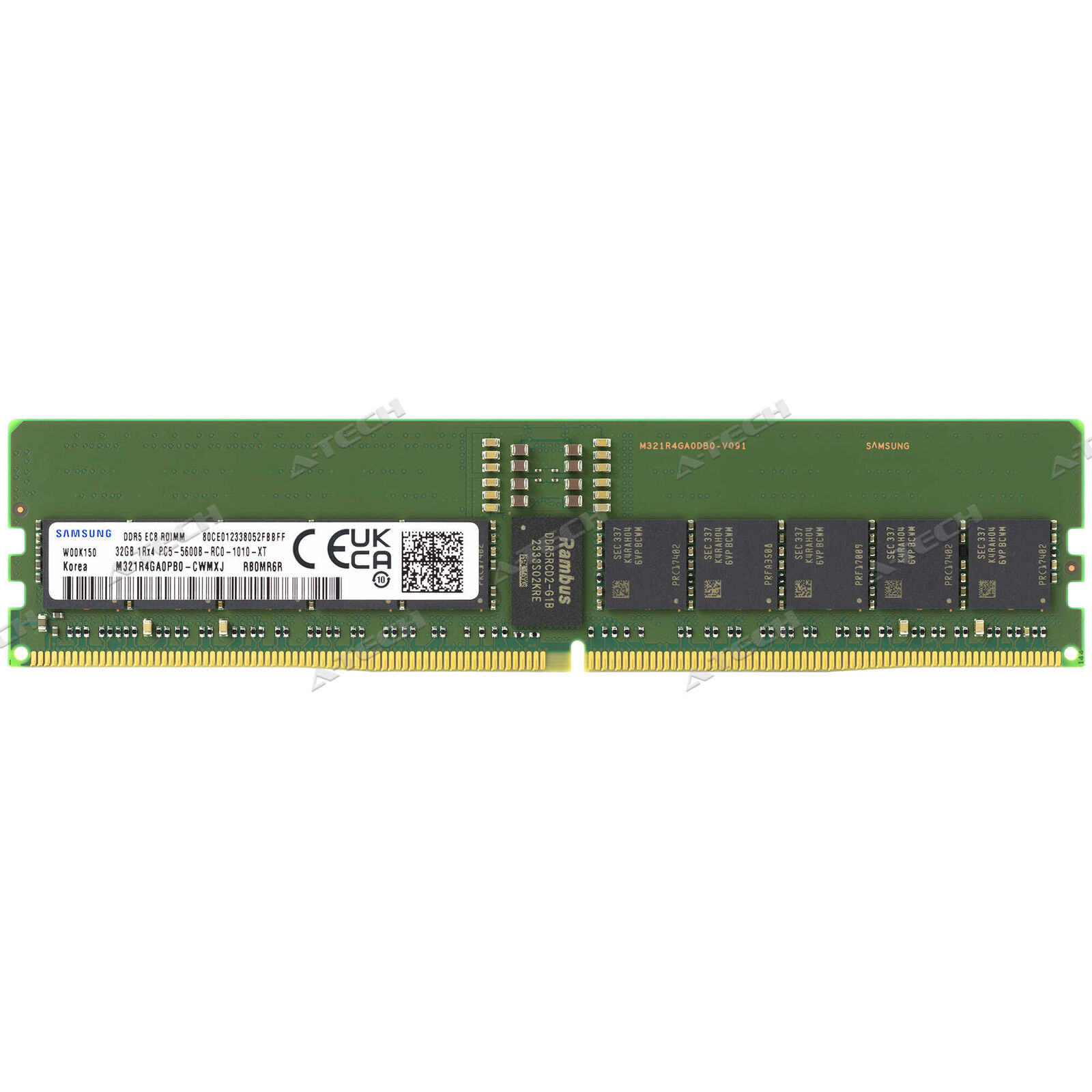 【即発送可能】DDR5メモリ128GB（32GB×４）SAMSUNG 4x Samsung 32GB 5600MHz 1Rx4 DDR5 EC8 RDIMM PC544800 Memory