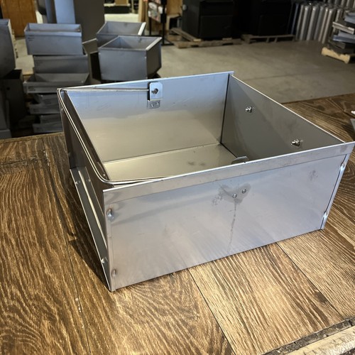 Alaska Coal Stove Ash Pan- Stainless Steel 12.5”x14”x6.5” CS0114