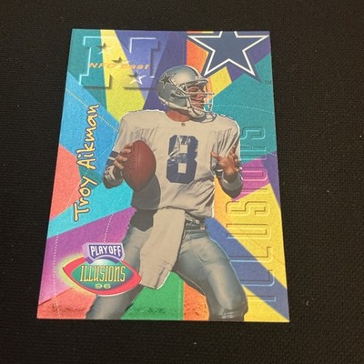 1996 Playoff Illusions - Troy Aikman #1 NMMT