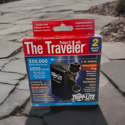 NEW Tripp Lite The Traveler Portable Surge Protection for Phone Modem Lines 1050