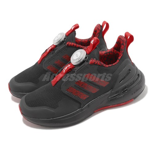

adidas RapidaSport BOA CNY K CNY Черные красные детские дошкольные кроссовки IE4239, Черный, Rapidasport Boa Cny K