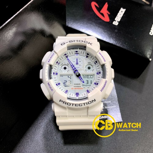CASIO G-Shock Sports X-Large LED Resin Blue Men's Watch GA-100A-7A