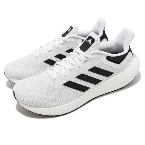 

adidas Pureboost Jet White Black Grey Мужская спортивная обувь унисекс для бега GW8587, Белый, Pureboost Jet