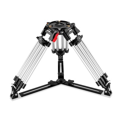 Proaim HD Mitchell Baby Camera Tripod Stand w Lever-Friction w Aluminum Spreader