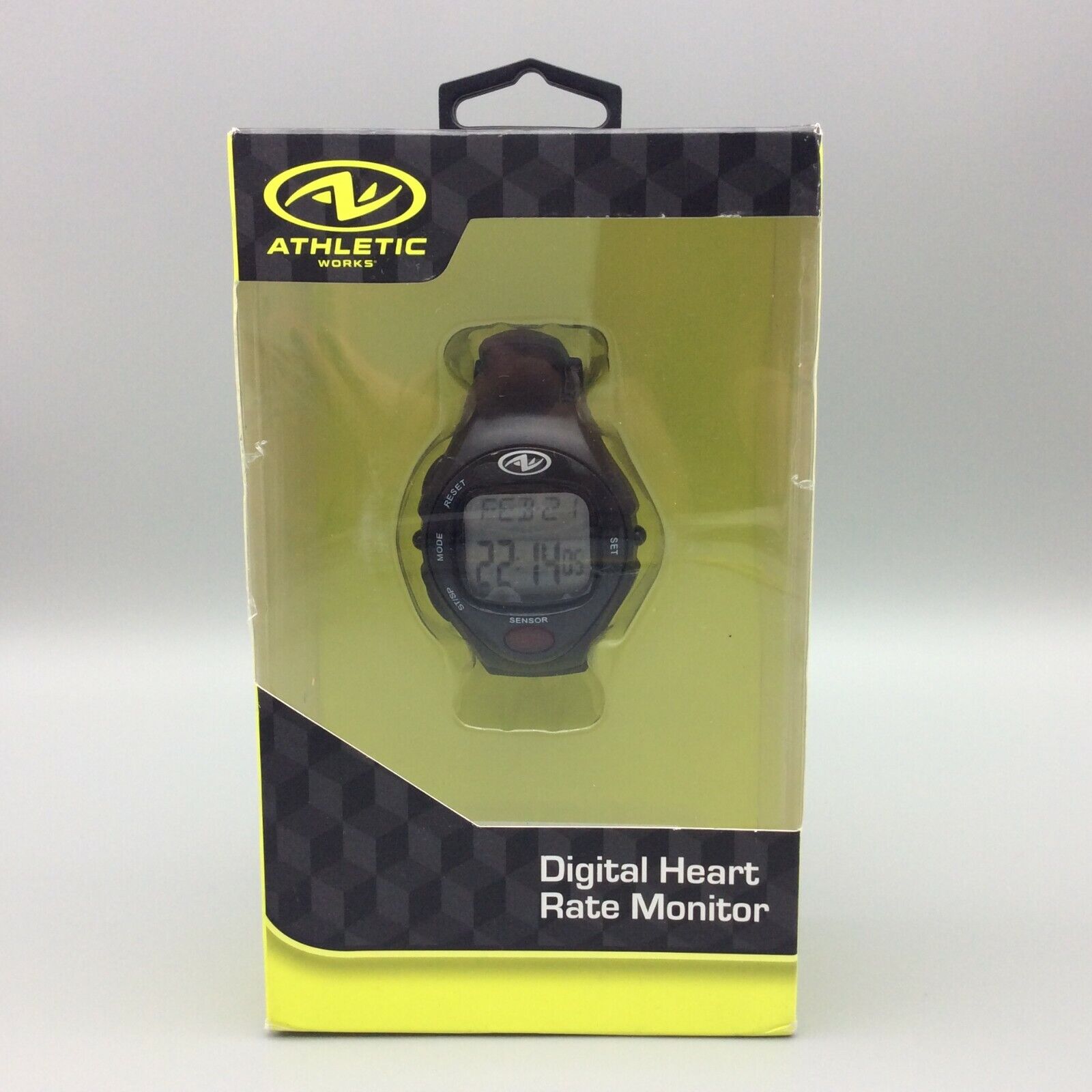 Athletic Works Digital Heart Rate Monitor Watch ATH-RN1003B Ru...