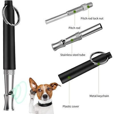 2 X Dog Whistle To Stop Barking Device Dog Copper Whistles Ultrasonic Training