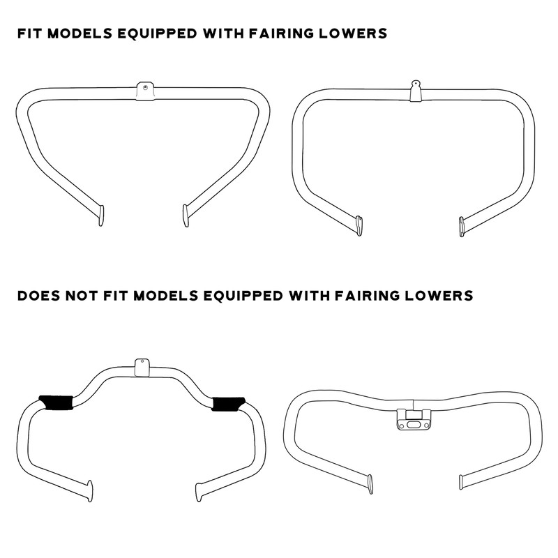 Lower Vented Leg Fairings Glove Box For Harley Touring Road Street Glide 83-13