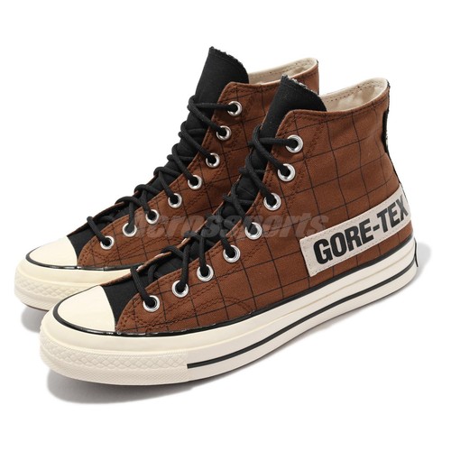 

Converse Chuck 70 GTX Gore-Tex коричневые черные мужские унисекс повседневный образ жизни 171442C, Коричневый, Chuck 70 Gtx