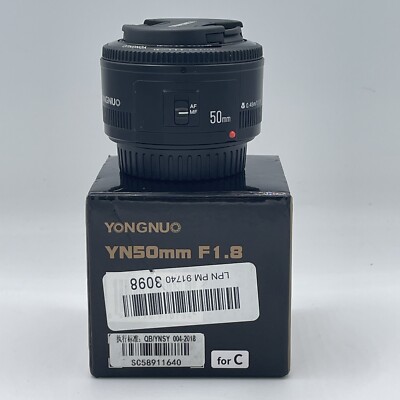 YONGNUO YN50mm F1.8 Lens for Canon Open Box