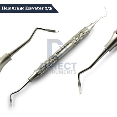 Dental Heidbrink Elevator 2-3 Root Tip Pick Tooth Loosen Surgical Instrument