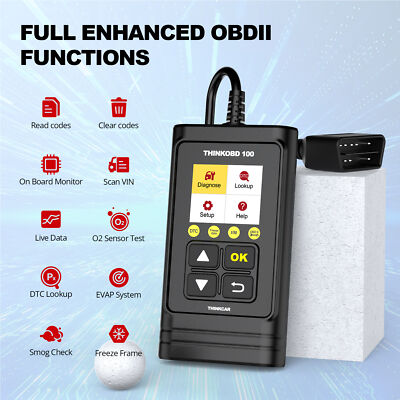THINKOBD 100 OBD Code Reader OBD2 Scanner Check Engine Light Diagnostic Tool USA