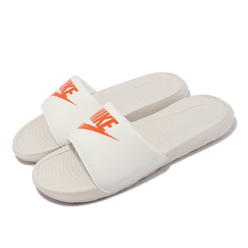 

Nike Victori One Slide Sail Safety Orange Мужские повседневные сандалии Тапочки CN9675-108, Белый, Victori One Slide