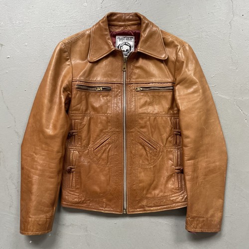 Vintage East West Musical Instruments Leather Jacket Made in