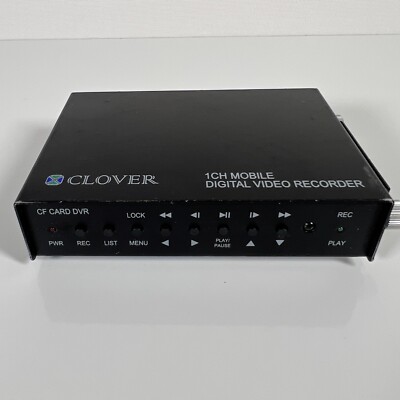 Clover 1CH 1 Channel Mobile Digital Video Recorder DVR - Black
