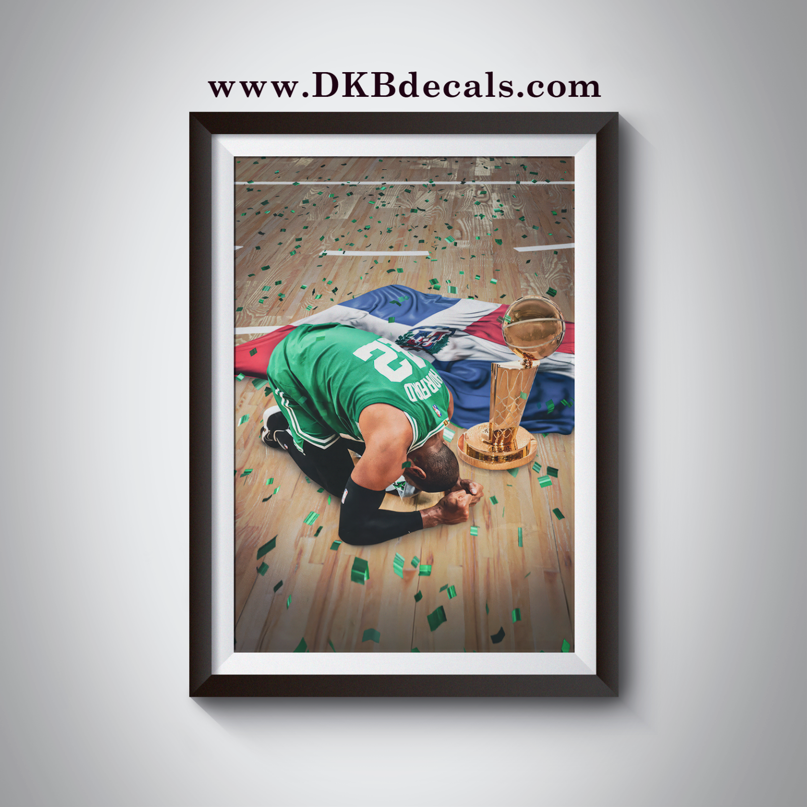 NBA Finals 2024 Champions Boston Celtics Poster - Various Sizes up to 13" x 19"