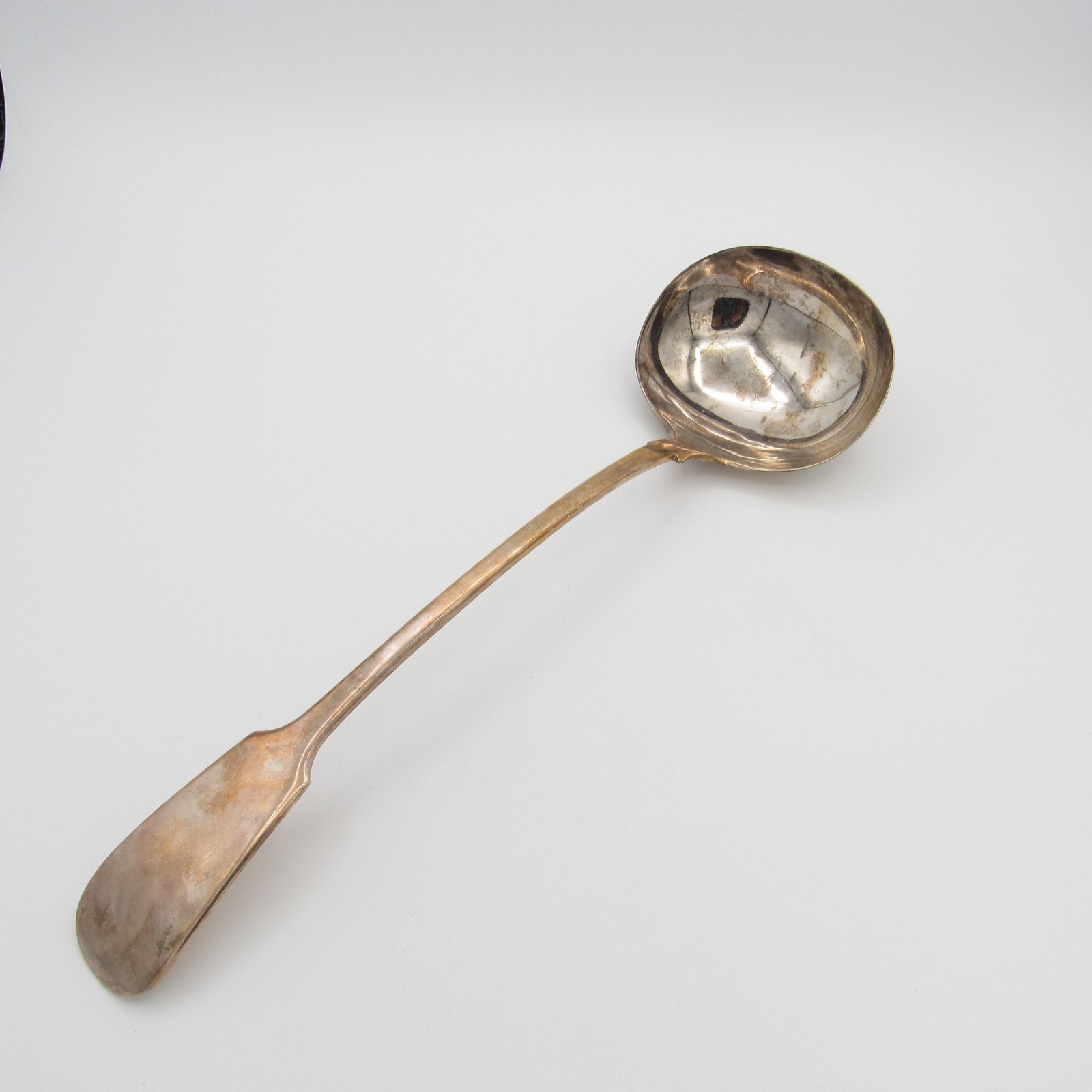 British Harrison Brothers & Howson Silver Plate LARGE Ladle, C-1890