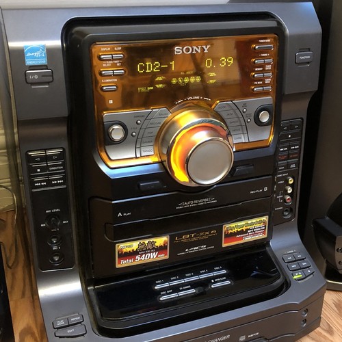 Sony LBT-ZX6 Mute-Ki Dual Cassette Deck 5Disc Changer 540W Hi-Fi System