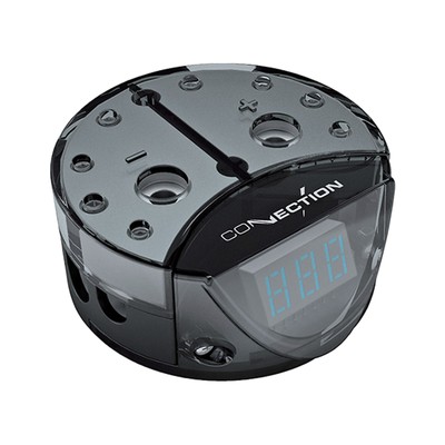 Connection BCA 32DGT.1 Capacitor distribution with digital voltmeter