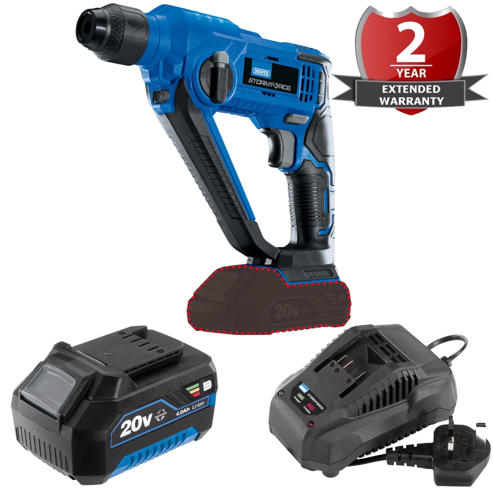 Draper storm force hammer drill shop