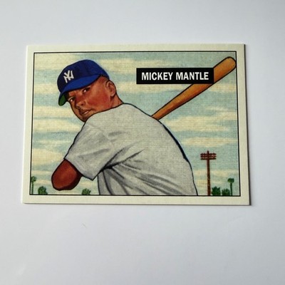 Recto de 2021 Topps X Mickey Mantle Collection #2 Mickey Mantle