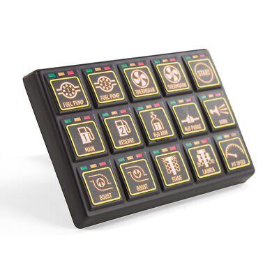 Haltech CAN Keypad Fits Nexus R5 VCU - Water & Impact Resistant (15 Button)