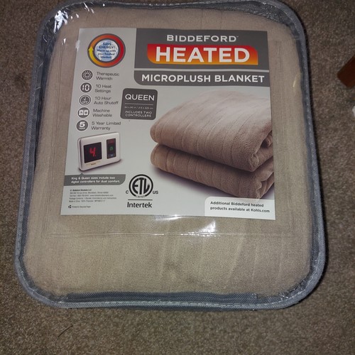 biddeford electric blanket Queen Size New