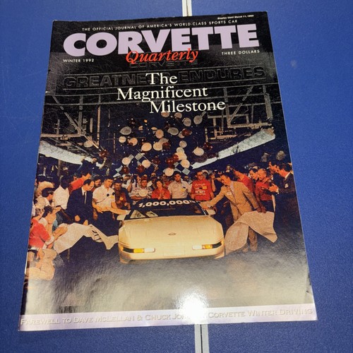 Corvette Quarterly Magazine Winter 1992 - 1967 Revell 427 Die Cast Corvette Ad